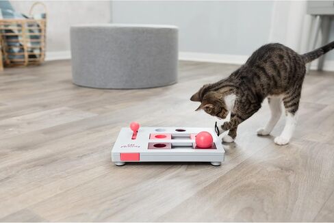 TRIXIE Cat Activity Brain Mover, Strategy Game for Mental Stimulation, Interactive Play for Cats, Treat Dispenser, Cat Toy in Saudi Arabia