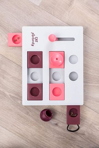 TRIXIE Cat Activity Brain Mover, Strategy Game for Mental Stimulation, Interactive Play for Cats, Treat Dispenser, Cat Toy in Saudi Arabia