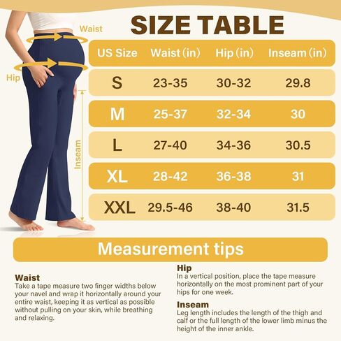 CUXFLS Women's Maternity Leggings Over The Belly Pregnancy with Pockets Yoga Pants Active Wear Tights Pants Workout in Saudi Arabia