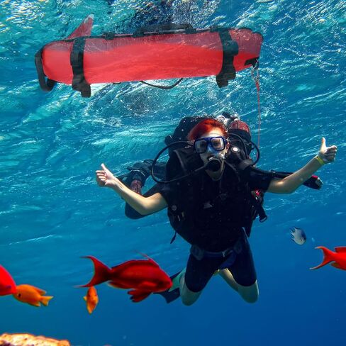 kanayu نفخ تعويم الغوص سطح علامة العوامة Spearfishing إشارة المجلس العوامة مع علم الغوص، نفخ إشارة العائمة freediving الحبل المقود للغوص الرياضات المائية إشارة القوارب الصيد in Saudi Arabia
