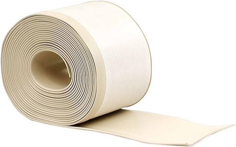 M-D Building Products 93229 4-Inch by 20-Feet Adhesive Back Vinyl WallBase, Almond in Saudi Arabia