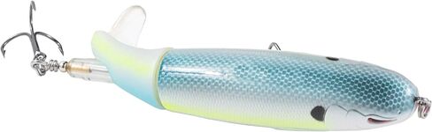 Calissa Offshore Tackle The Original Plopping Minnow 90mm 110mm 130mm - Fishing Lure for Bass Floating Whopper Rotating Topwater Crankbait Popper Lure Swimbait Plopper in Saudi Arabia