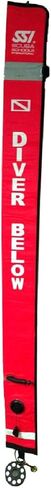Scuba Schools International SSI 6' Surface Marker Buoy (SMB) with Reel in Saudi Arabia