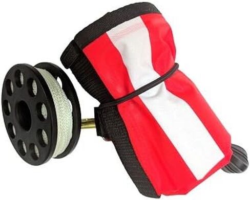Scuba Schools International SSI 6' Surface Marker Buoy (SMB) with Reel in Saudi Arabia