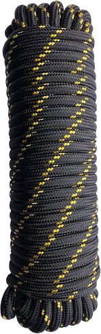 حبل نايلون مجدول من مادة البولي بروبيلين من تيفون إيست - حبل باراكورد شديد التحمل - سلك عالي القوة لعمود العلم - حبل تخييم (طول 100 قدم) in Kuwait