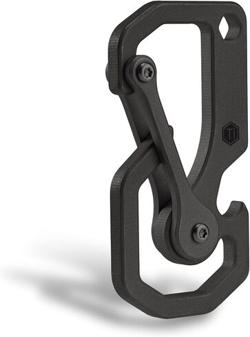 KeyUnity KU06BK Titanium Carabiner Keychain Tool, Bottle Opener with Screw Bit Driver for Everyday Carry in Saudi Arabia