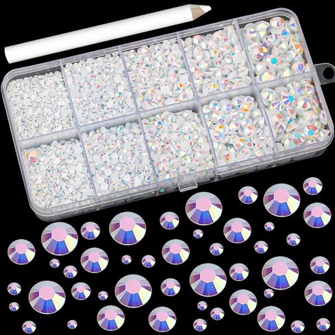 JMUQ 6600pcs Orange Resin Flatback Rhinestone for Crafting, 2mm 3mm 4mm 5mm 6mm Jelly Resin Non Hotfix Rhinestones for Tumblers, Mugs, Bottles, Makeup, Nail Art, Loose Bling Glitter Gem Stone in Saudi Arabia