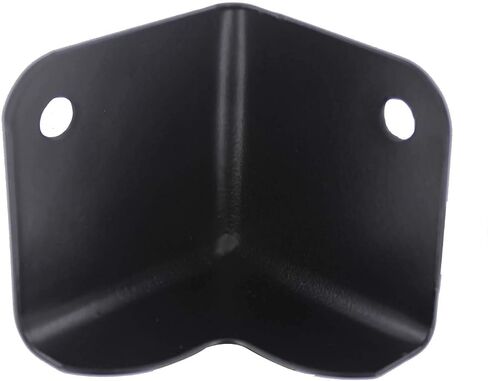 MIYAKO USA 8 Pack - 1.5" Cabinets Speaker Corners Protector Black Squared Metal for Front of PA/DJ (21-812) in Saudi Arabia