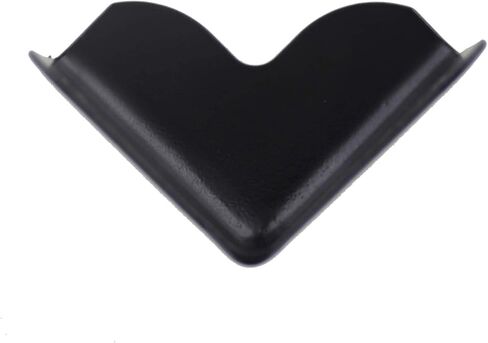 MIYAKO USA 8 Pack - 1.5" Cabinets Speaker Corners Protector Black Squared Metal for Front of PA/DJ (21-812) in Saudi Arabia