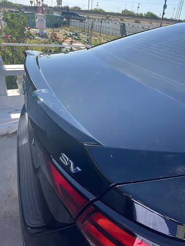 2020-2024 جناح سبويلر خلفي أسود لامع متوافق مع نيسان سنترا S SV SR إصدار منتصف الليل غطاء صندوق السيارة منقار البط 2021 2022 2023 in Kuwait