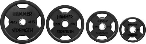 Hammer Strength 10Lb Round Rubber Olympic Plate in Saudi Arabia