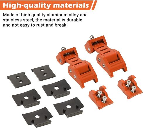 RT-TCZ for Wrangler Hood Latches Catch Kit Compatible with Jeep Wrangler JK JL Gladiator JT Orange Exterior Accessories 2pcs (3-Stripes) in Saudi Arabia