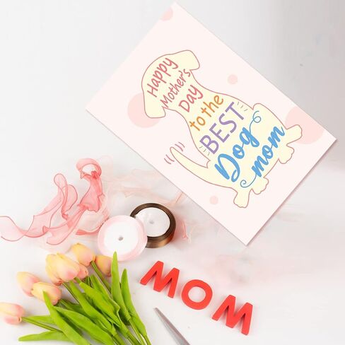 Arsagen Dog Mom Mother's Day Card, Cute Greeting Card For Best Dog Mom, Funny Mother's Day Card From The Pooch in Saudi Arabia