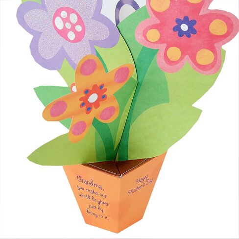 Hallmark Mother's Day Pop Up Card for Grandmother (Displayable 3D Flowers in a Pot) in Saudi Arabia