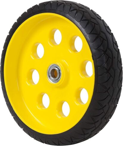 COSCO 12099FFY2E 10 Inch Low Profile Replacement Hand Trucks, Flat-Free, (Yellow, 2 Pack) Wheels in Saudi Arabia