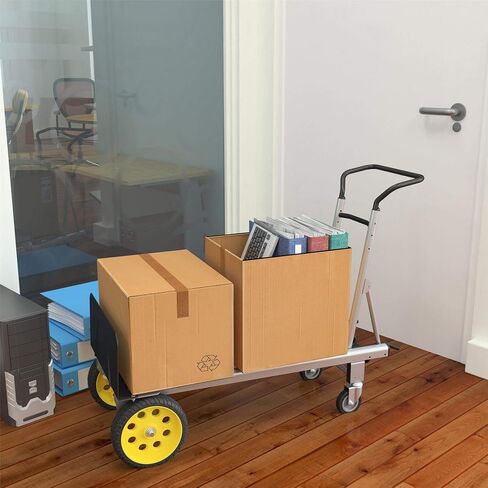 COSCO 12099FFY2E 10 Inch Low Profile Replacement Hand Trucks, Flat-Free, (Yellow, 2 Pack) Wheels in Saudi Arabia