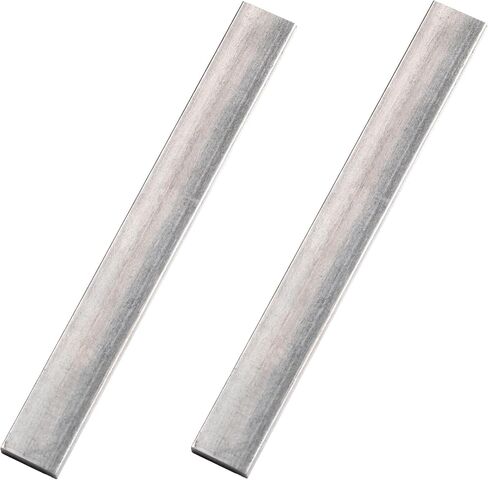 JECROISTOI Soft Iron Bar - 4" x 0.79" x 0.24", 2 PCS Soft Iron Rectangular Bar, Ideal Core for Making Electromagnets in Saudi Arabia