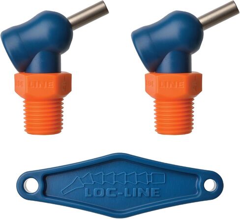 Loc-Line 72094 Acetal HPT Nozzles (XR Style) with Adjustment Lever, 0.160" x 0.5", Thread Size 1/4" (Pack of 3) in Saudi Arabia