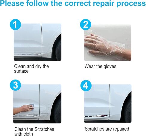 مزيل خدوش السيارة من قماش نانو سباركل 4 قطع، قماش نانو، قماش لامع، قماش نانو سباركل لخدوش السيارة، قماش لامع لخدوش السيارة، مع وظيفة إصلاح الخدوش والتلميع in Kuwait