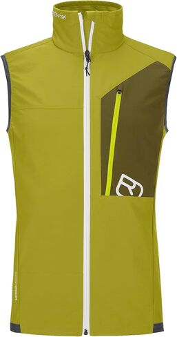 سترة Berino للرجال من Ortovox، سترة قابلة للتمدد بسحاب للتزلج، مبطنة بصوف ميرينو للتزلج والتزلج على الجليد والركوب الحر in Kuwait