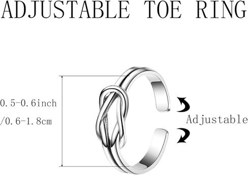 NEWITIN 36 قطعة قابل للتعديل خواتم اصبع القدم للنساء المفتوحة اصبع القدم خواتم قابل للتعديل الفرقة خواتم الفضة اصبع القدم إصبع الذيل الدائري الصيف الشاطئ مجوهرات القدم للنساء الفتيات in Kuwait