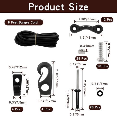 Litoexpe 3/16 x 1 Inch Tri Grip Rivets 50PCS, Tri-fold Marine Decorative Pop Rivets with Waterproof O Rings, Tri-Grip Rivets for Boat Canoe, Aluminum Blind Rivets Tri Grip Boat Kayak Rivets in Saudi Arabia
