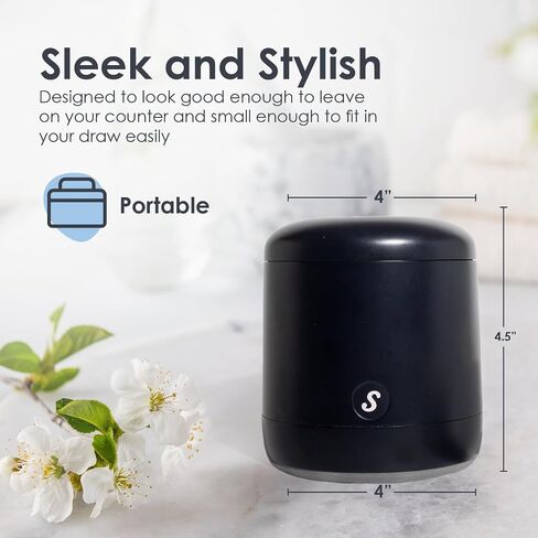 Soaq Ultrasonic Cleaner for Jewelry, Rings, Retainers, Aligners, Dental Appliances and More! (Slate Grey) in Saudi Arabia