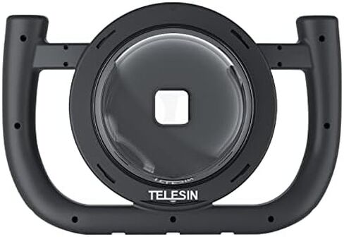 TELESIN 6''Dome Port Camera Lens غطاء شفاف لـ GoPro Hero 7 Black، Hero 6 Hero 5 Black Hero 2018، مع غطاء مبيت مقاوم للماء مسدس الزناد قبضة اليد العائمة، ملحقات الغوص تحت الماء in Kuwait