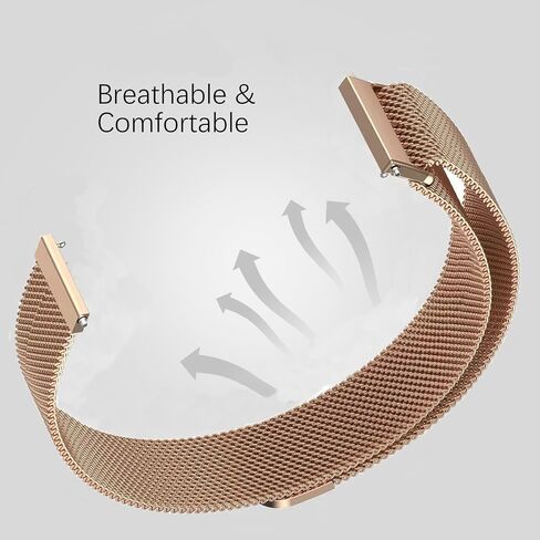 Mesh Metal Watch Bands for Garmin Lily 2 Band. Stainless Steel Band Compatible with Garmin Lily 2 Only for Women in Saudi Arabia