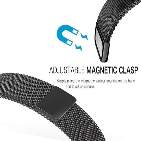 Mesh Metal Watch Bands for Garmin Lily 2 Band. Stainless Steel Band Compatible with Garmin Lily 2 Only for Women in Saudi Arabia