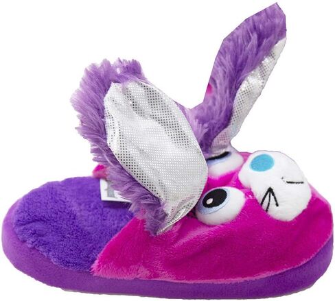 Stompeez Bunny Slippers With Personality! Purple / Pink, Large Size 2.5-6 in Saudi Arabia