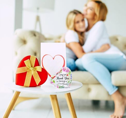 هدايا الأم الإضافية من WaaHome من ابن الابنة، هدايا عيد الأم لزوجها، شكرًا لك تذكار أمي ووزن الورق، هدايا عيد ميلاد الأم وعيد الحب للأم الإضافية لأم زوجة الأب في القانون in Kuwait