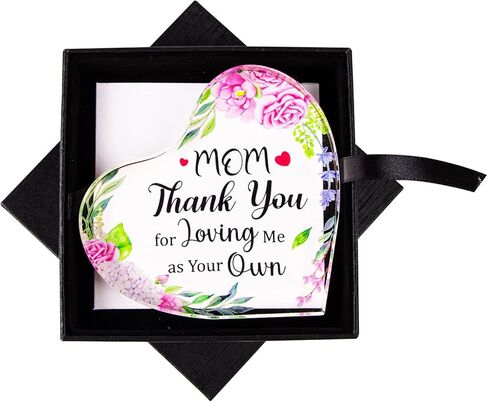 هدايا الأم الإضافية من WaaHome من ابن الابنة، هدايا عيد الأم لزوجها، شكرًا لك تذكار أمي ووزن الورق، هدايا عيد ميلاد الأم وعيد الحب للأم الإضافية لأم زوجة الأب في القانون in Kuwait