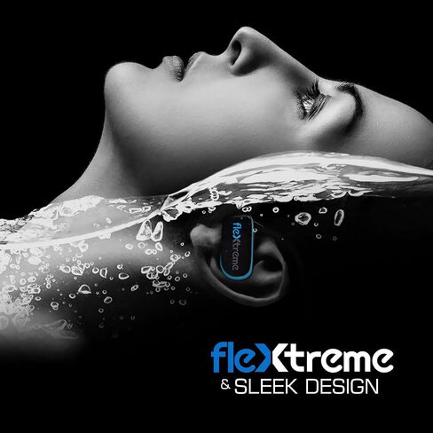 مشغل MP3 مقاوم للماء من Pyle - V2 Flextreme Sports يمكن ارتداؤها، مشغل موسيقى 8 جيجا بايت تحت الماء للسباحة والركض وصالة الألعاب الرياضية، سماعات رأس مرنة قابلة لإعادة الشحن، اتصال USB9 -PSWP14BK in Saudi Arabia