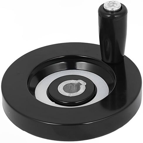 CLAHJQX 0.4 x 3.15 inch Round Hand Wheels with Removable Hand Crank Handle for Milling Machine Tool in Saudi Arabia