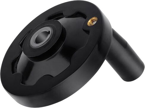 CLAHJQX 0.4 x 3.15 inch Round Hand Wheels with Removable Hand Crank Handle for Milling Machine Tool in Saudi Arabia