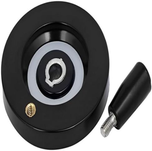 CLAHJQX 0.4 x 3.15 inch Round Hand Wheels with Removable Hand Crank Handle for Milling Machine Tool in Saudi Arabia