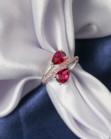 YoTreasure Moonstone London Blue Topaz Rhodolite Garnet TourmalineTurquoise Swiss Blue Topaz 925 Sterling Silver Engagement Ring Jewelry in Saudi Arabia