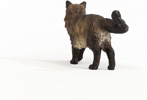 Schleich Farm World, Realistic Cat Animal Toys for Kids, American Shorthair Cat Toy, Brown and White, Ages 3+ in Saudi Arabia