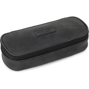 BERLINER BAGS Vintage Genuine Leather Pencil Case Felix, Pencil Pouch for Work or University, Pen Case Organizer for Men and Women - Brown in Kuwait