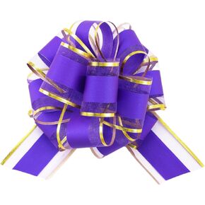FORBINBO 6Pcs 6inch Pull Bow Gift Wrapping,Pull Bow For Gift Basket, Gift Bag Box Wrapping Decor, Valentines Day, Birthday, Anniversary, Wedding, Flower Packaging (Baby Blue) in Saudi Arabia