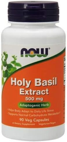 مستخلص الريحان المقدس، 90 كبسولة نباتية من Now Foods (عبوة من 6 كبسولات) in Saudi Arabia
