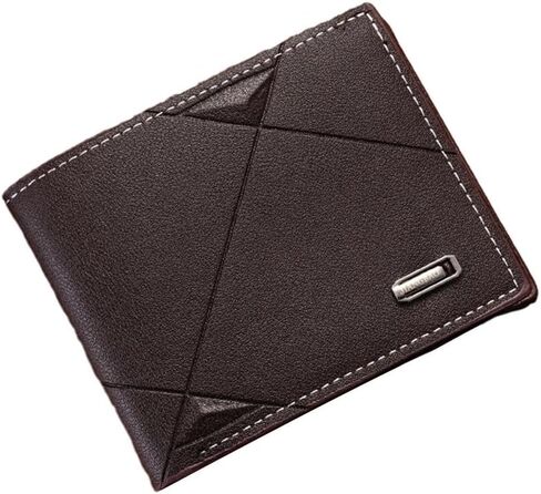 1pc Beautiful Men's Horizontal Wallet With Multi-compartment Box, Foldable PU Men's Wallet Is Trendy And Youthful For Men in Saudi Arabia