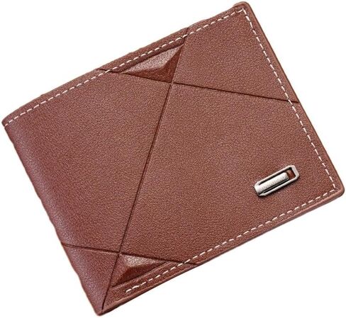 1pc Beautiful Men's Horizontal Wallet With Multi-compartment Box, Foldable PU Men's Wallet Is Trendy And Youthful For Men in Saudi Arabia