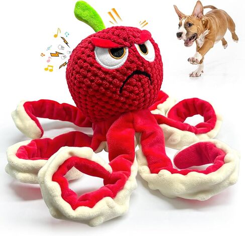 Christmas Dog Toys for Large Dogs：Squeaky Dog Toys-Tug of War Interactive Dog Toys with Crinkled Paper-Plush Dog Toys Keep Them Busy in Kuwait