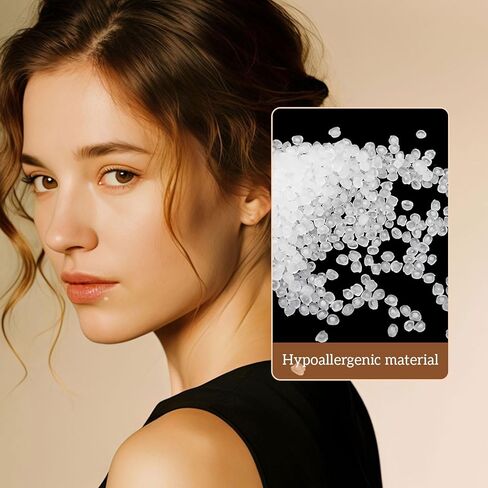 20Pcs Clear Nose Rings Retainer Set – 18G/20G I & L Shape Bioflex Studs, Flat & Round Top, 2mm Top, 8mm/10mm – Invisible Nose Piercing Jewelry for Work, Hospital, School, Surgery in Saudi Arabia