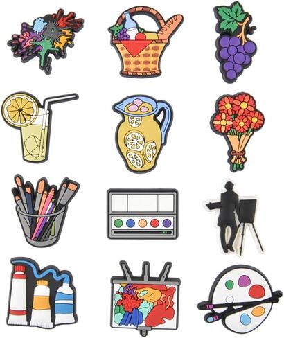 Soccer Ball Shoe Charms For Clog Cartoon Fishing Charms For Shoes Decoration Outdoor Sports Shoes Charm Accessories Pins Clips Party Favor in Saudi Arabia
