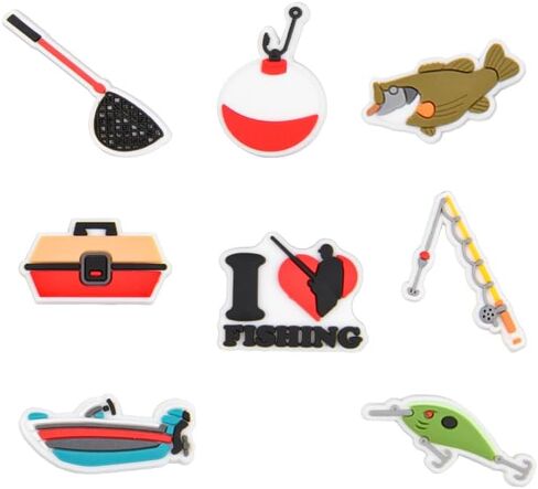 Soccer Ball Shoe Charms For Clog Cartoon Fishing Charms For Shoes Decoration Outdoor Sports Shoes Charm Accessories Pins Clips Party Favor in Saudi Arabia