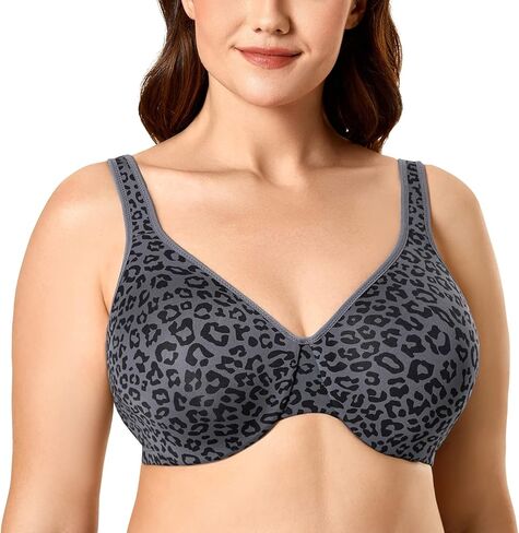 Women's Minimizer Bra Plus Size Underwire Smooth Full Coverage Seamless Bras in Saudi Arabia