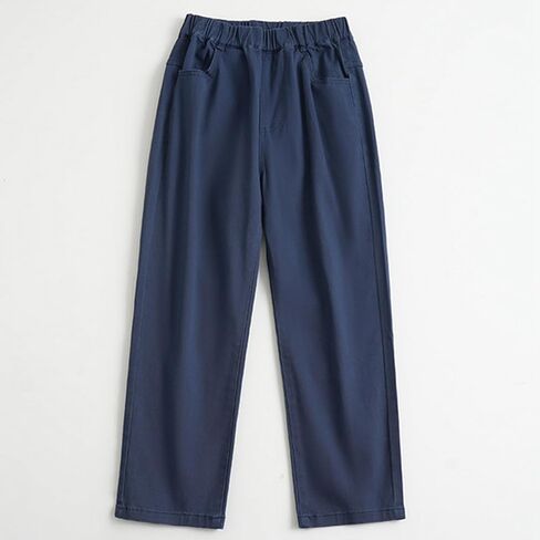 Boys Uniform Pants High Waisted Wide Leg Dress Pants Casual Trousers with Pockets for Youth Boys and Girls in Saudi Arabia